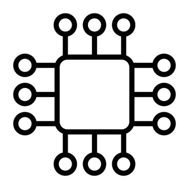 Mikroçipin mükemmel tasarım vektörü