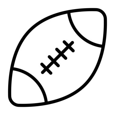 Amerikan spor futbol ikonu, rugby tasarımı