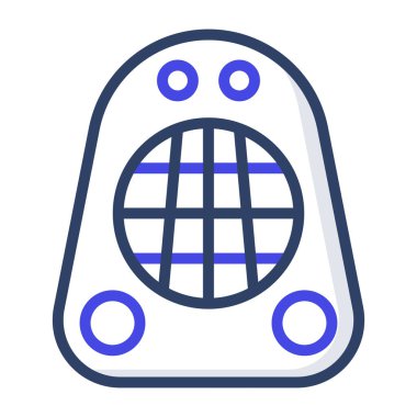 Bir glyph tasarımı, fan ısıtıcısı simgesi