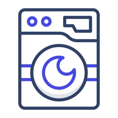 Bir tasarım tasarımı, çamaşır makinesi simgesi