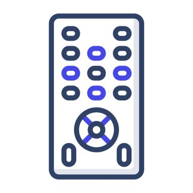 Düz dizayn, uzaktan kumandanın simgesi