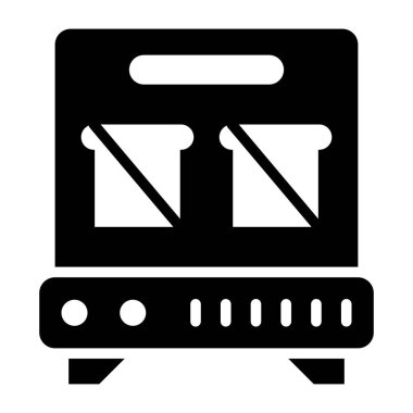 Sağlam bir tasarım, sandviç yapma ikonu.