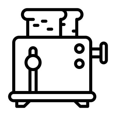 Bir doğrusal tasarım, sandviç makinesinin simgesi