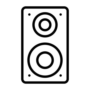 Bir özet tasarımı, ses sisteminin simgesi