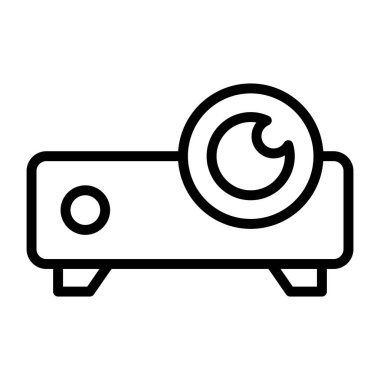 Bir tasarım, projektörün simgesi