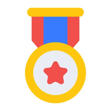 Madalya ikonunun mükemmel tasarım vektörü