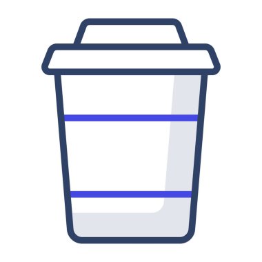 Hazır içeceğin moda tasarım simgesi