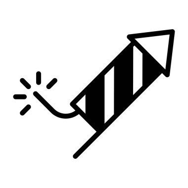 Kutlama roket vektörünün sağlam tasarımı