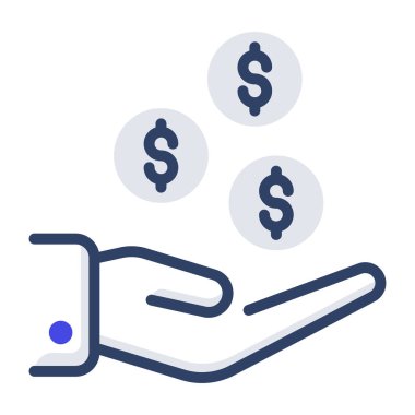 Tasarım tasarımı, para bakımının simgesi