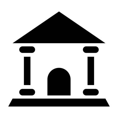 Bir kabartma tasarımı, banka simgesi