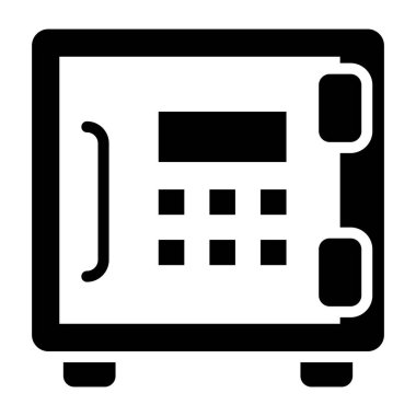 Bir kabartma tasarımı, dijital dolap ikonu