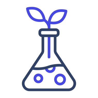 Mataranın içine biyo-kimya konsepti yerleştir.