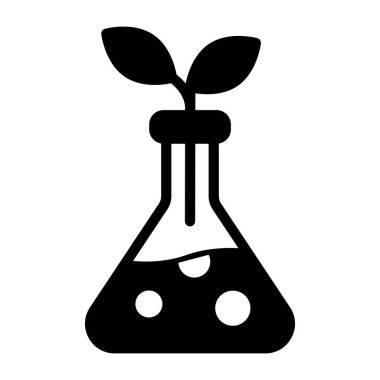 Mataranın içine biyo-kimya konsepti yerleştir.