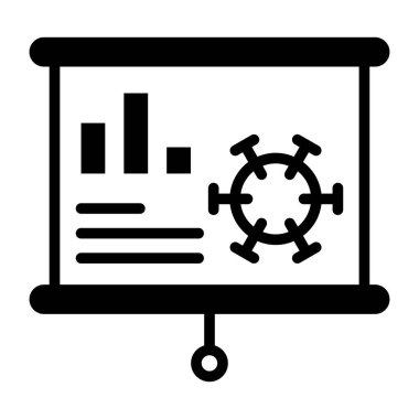 Coronavirus sunumunun simge tasarımı