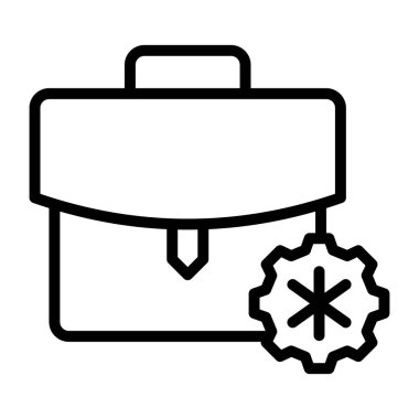 İlk yardım çantasının modaya uygun bir tasarım simgesi