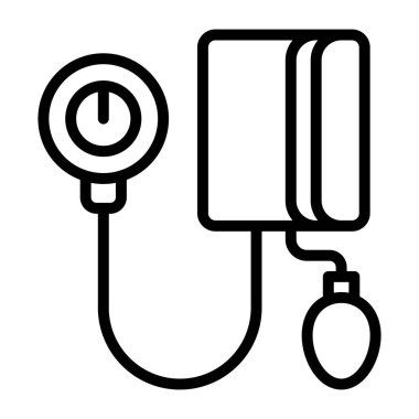 Kan basıncı ölçme makinesi, sfenometre simgesi