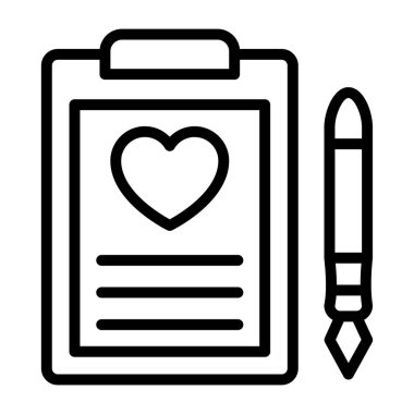 Kardiyo raporunun düzenlenebilir doğrusal vektörü