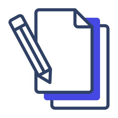 Yazı simgesinin kavramsal doğrusal tasarımı