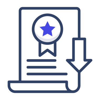 Belgeli rozet, tapu simgesi