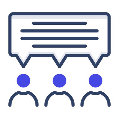 Sohbet baloncuklu görünenler, sohbet simgesi