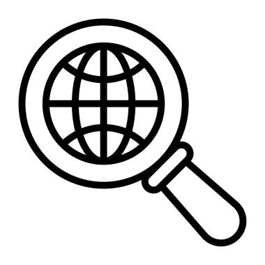      Küresel aramanın bir simge tasarımı