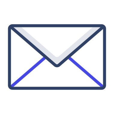 Posta simgesinin düzenlenebilir tasarım vektörü