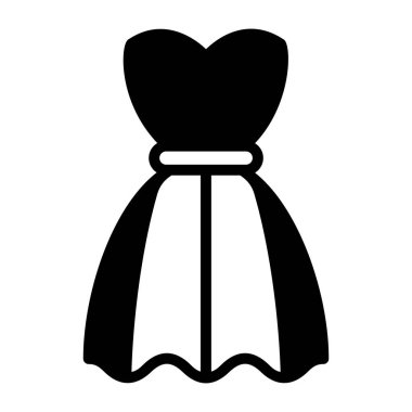 Katı tasarımlı bayan giysi vektörü