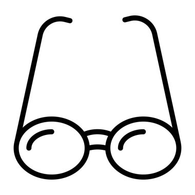 Dekoratif parti ışıkları vektörünün doğrusal tasarımı