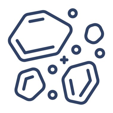 Uzay kayalarının premium indirme vektörü