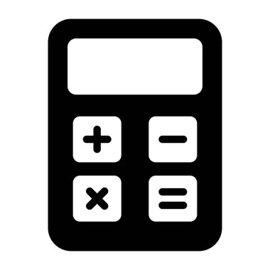 Katı bir tasarım, hesap makinesinin simgesi