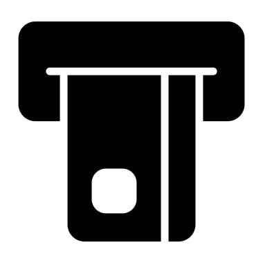 Bir glyph tasarımı, atm makinesinin simgesi