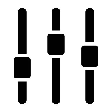 Katı bir tasarım, ses eşitleyici simgesi