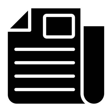 Bir kabartma tasarımı, CV simgesi