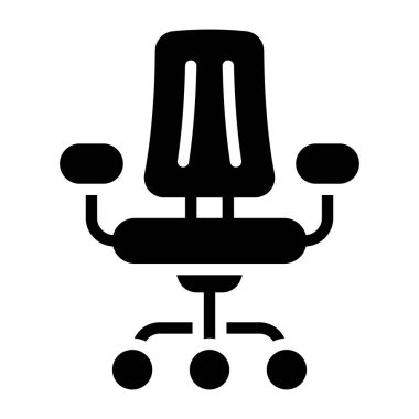 Sağlam bir tasarım, ofis koltuğunun simgesi.