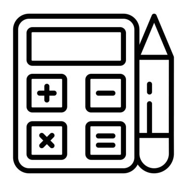      Bir doğrusal tasarım, hesap makinesinin simgesi