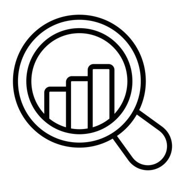 Bir doğrusal tasarım, grafik aramasının simgesi