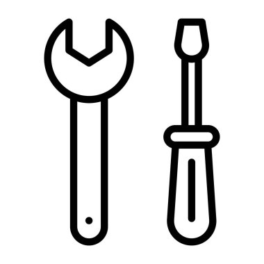 Bir özet tasarımı, araçları ayarlama simgesi