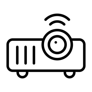 Bir tasarım, projektörün simgesi