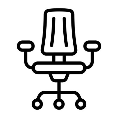 Doğrusal tasarım, ofis koltuğunun simgesi
