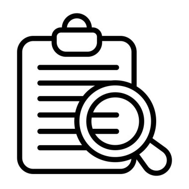 Bir özet tasarımı, arama belgesinin simgesi