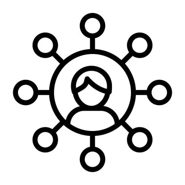 Bir tasarım tasarımı, kullanıcı ağının simgesi