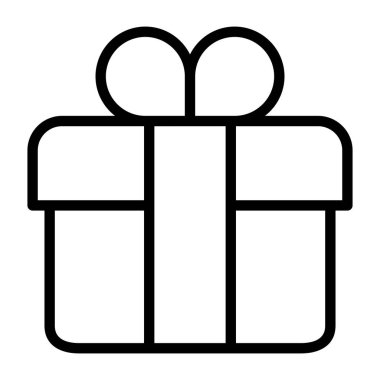 Bir doğrusal tasarım, hediye simgesi