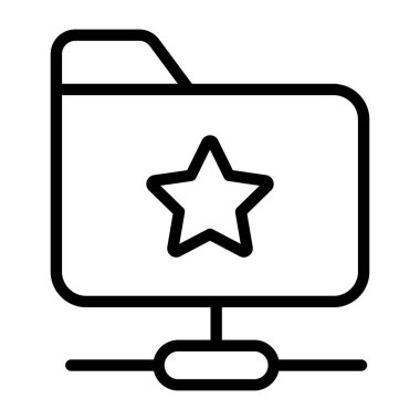 Bir özet tasarımı, ağ dizininin simgesi