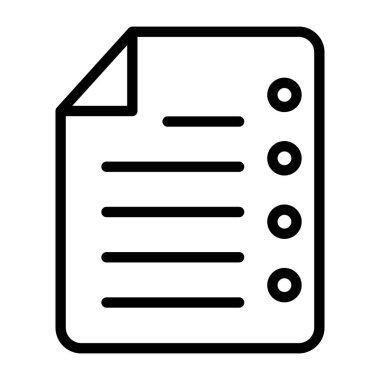 Özet tasarımı, listenin simgesi