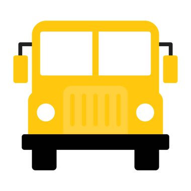 Düz dizayn, otobüs simgesi