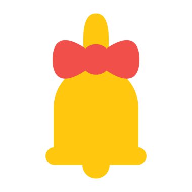 Çan simgesinin modaya uygun bir vektör tasarımı