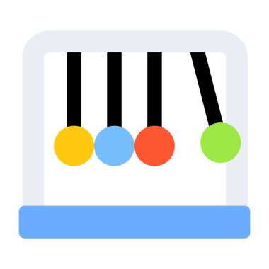 Düz dizayn, sarkacın simgesi