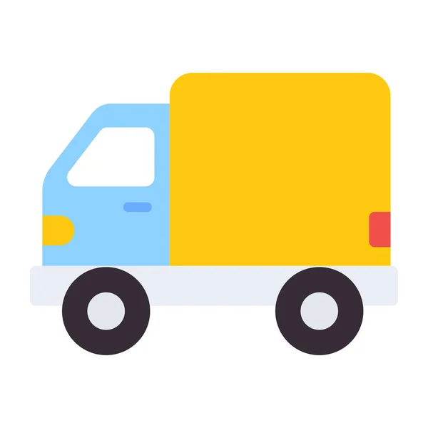 Cargo Van Dostawa Towaru Van Montażowy Udar — Wektor stockowy