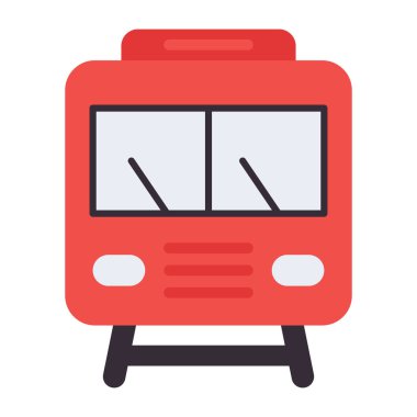 Düz dizayn, trenin simgesi