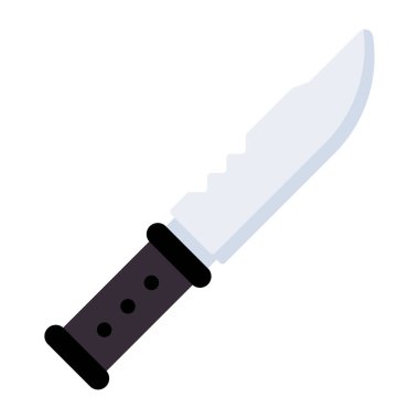 Düz dizayn, bıçak ikonu.
